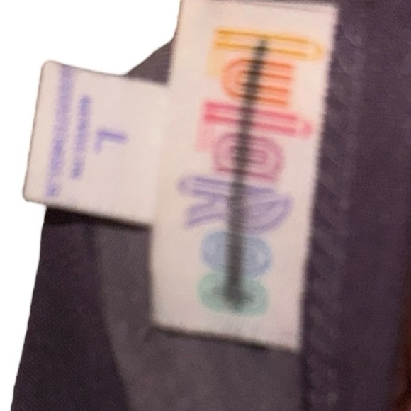 LuLaRoe Purple Striped Women's Top size large - Picture 6 of 6